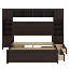 Lit en bois avec armoire-850540454