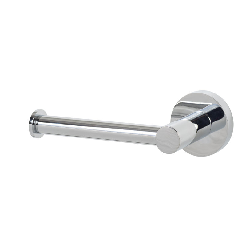 Porte-papier Lugan Euro, plat , Chrome poli