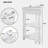 34" Wide Corner Accent Cabinet with Drawer and 3-Tier Shelving Modern Corner Table for Small Spaces,White-1071583920