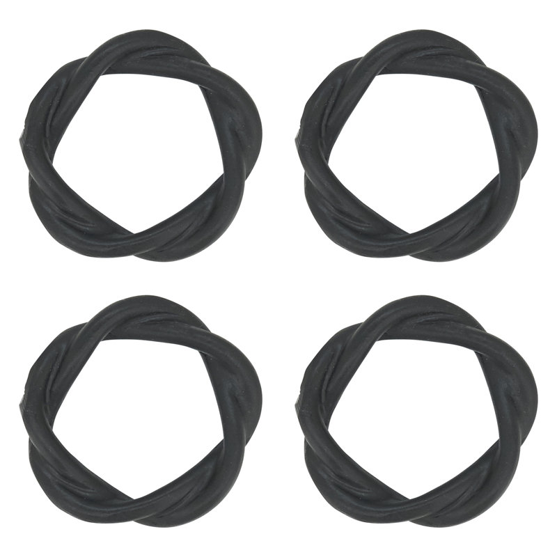 Napkin Ring Collection Resin Napkin Ring, Black