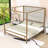  Metal Canopy Bed with Upholstered Headboard-1703354561-1703354564