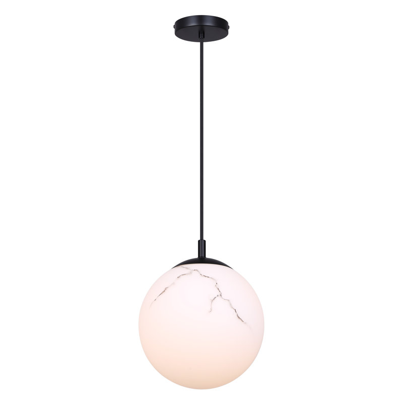 Luminaire suspendu sphère 1 lumière Kavneet