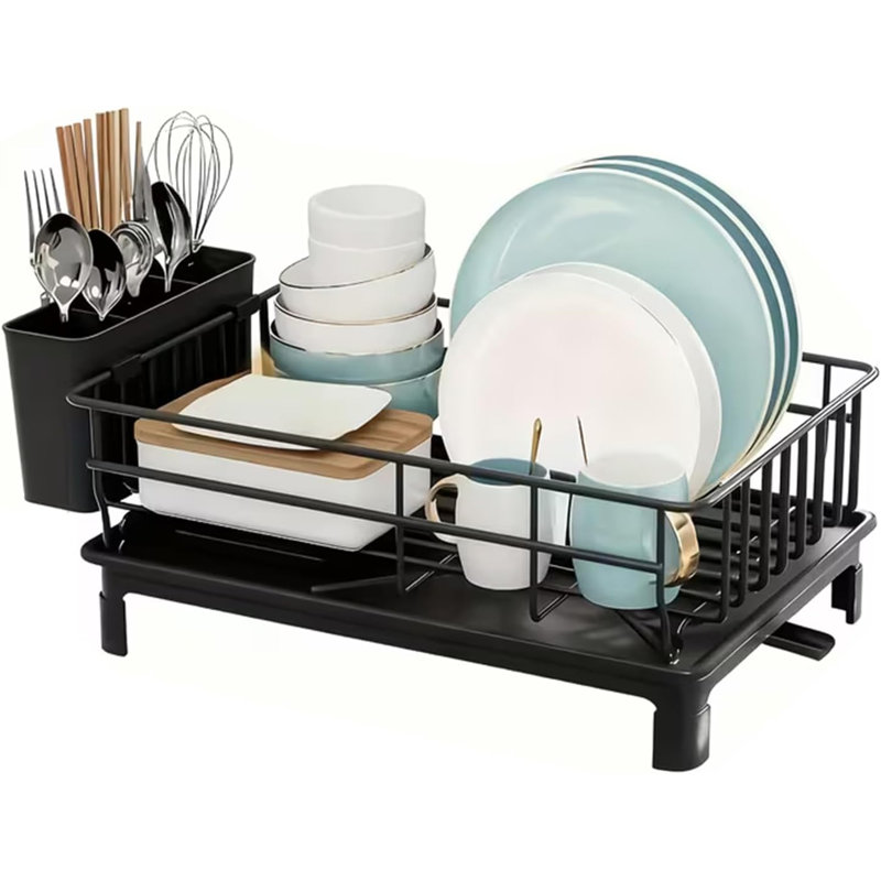 1-Tier Kitchen Dish Drainer Rack