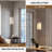 Natural Alabaster Modern Pendant Light Brass Kitchen Living Room-812652973
