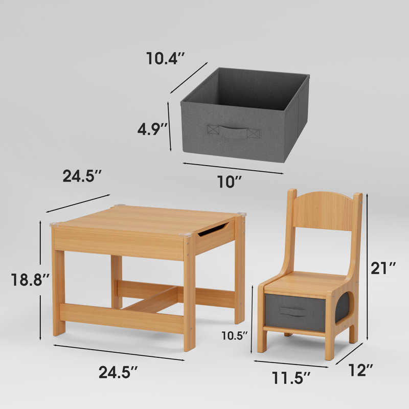 Ensemble repas pour 2 personnes Hrasky, Naturel, Naturel / gris