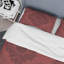 Damas rouge - ensemble de housse de couette abstrait - microfibre de polyester