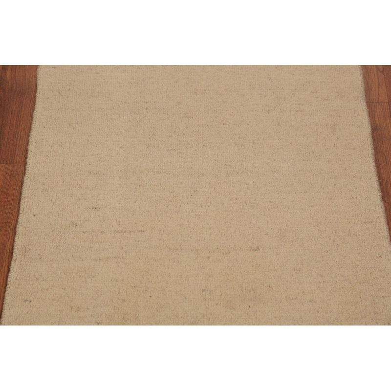 Solid Gabbeh Oriental Accent Rug 2x3