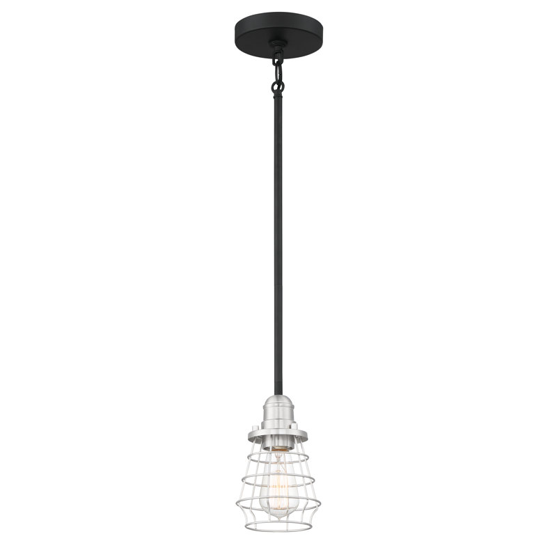 Brickhill 1 - Light Single Pendant, Brushed Polished Nickel