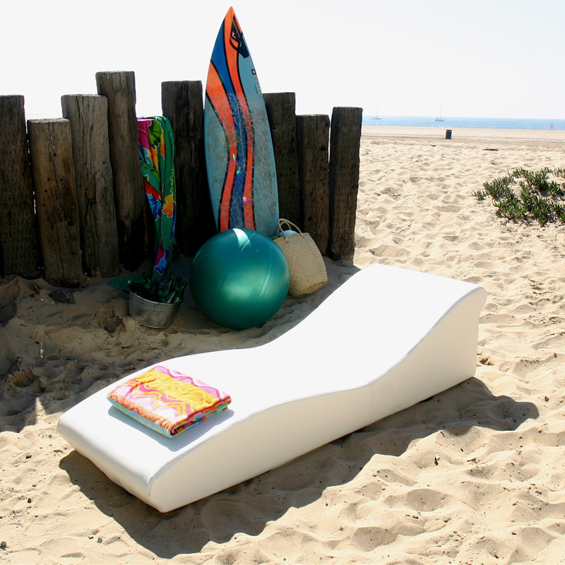 Surf Low Pro Outdoor Chaise Lounge, Bluebird