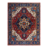 Serapi One-of-a-Kind Rectangle 9'1" X 11'8" Hand Knotted Area Rug