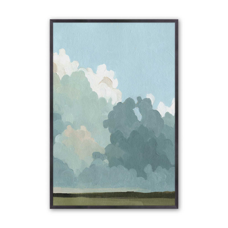 Tranquil Overgrowth II, H 25,25 po x l 19,25 po, Zinc patiné
