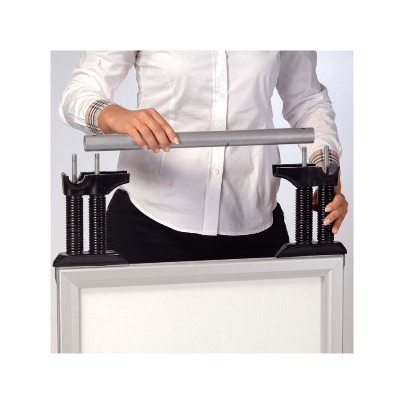 Enseigne de trottoir swingpro pieds, Noir
