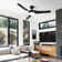 132.1cm 3-Blade LED Smart Ceiling Fan with Remote Control and Light Kit Included