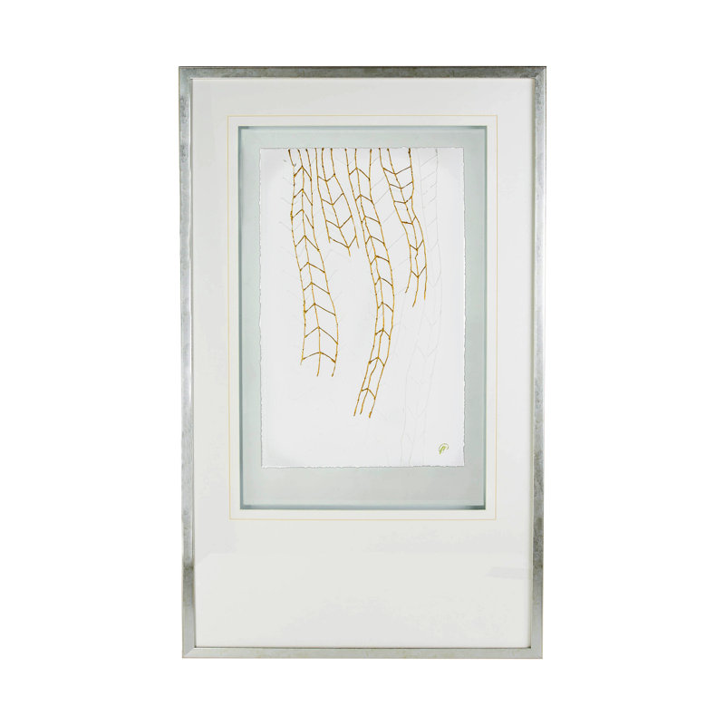 Vin I a Handmade Original Framed Artwork under Glass