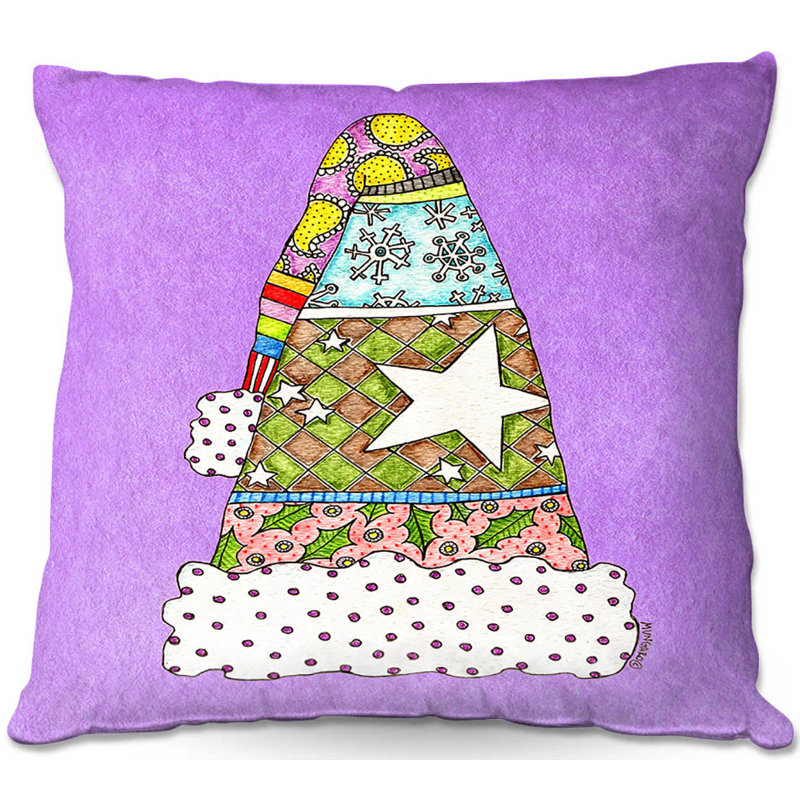 Reversible Throw Pillow, 18" x 18", White