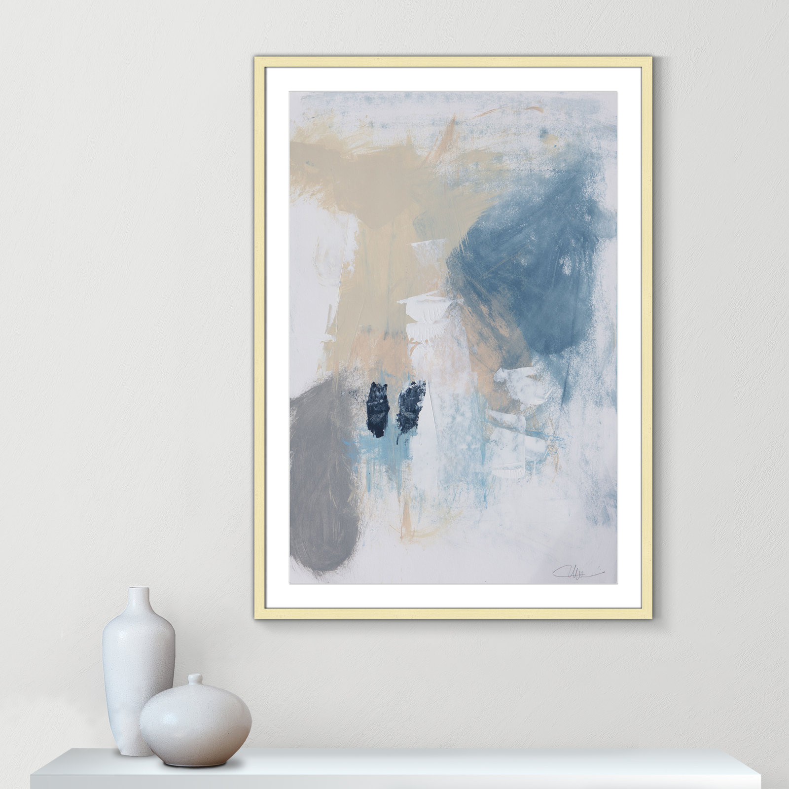 Coastal Carnival II Print by Casa Fine Arts, White, 41.5" H x 29.5" W x 1.25" D, Gold Single Picture Framed Paper