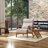 26" W Linen Upholstered Armchairs-103554474
