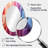 Multicolor Op Art Illusory Depth I - Multi-Color Oval Wall Mirror Decor-1076407815