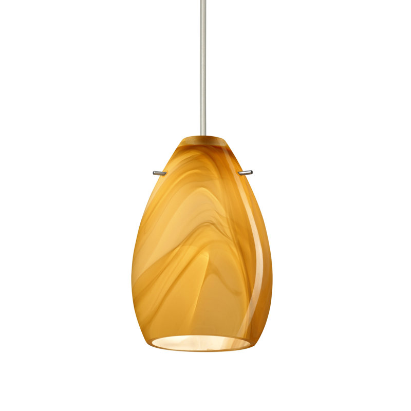 Drasner 1 - Light Single Pendant, Bronze, Halogen, Honey
