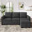 L-Shaped Sectional Pull-Out Sofa Bed with Storage-1469023186