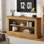 Meuble télé 63 po pour téléviseur de 75 po, meuble multimédia moderne avec rangement-2013131556