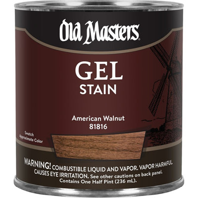 Old Masters 81816 1/2Pt American Walnut Gel Stain Classics-1PK