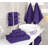 Ensemble de serviettes de bain 100% coton de qualité supérieure, collection 6 pièces Darcelle super douce et absorbante-85520972