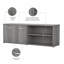 Bush Business Furniture Studio C Low Storage Cabinet with Doors and Shelves-62287867