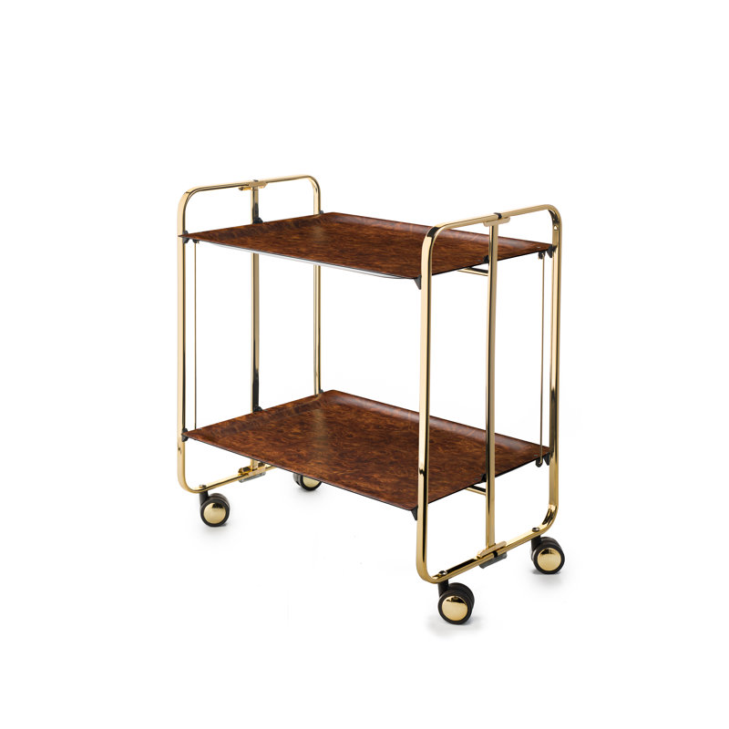 Mald Serving Cart, Gold, Burrelm