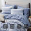 Ensemble d'édredon 7 pièces, ensemble de literie pour lit réversible, lit teinté dans un sac avec édredon, draps, taies d'oreiller et taies décoratives-108920057-100776147
