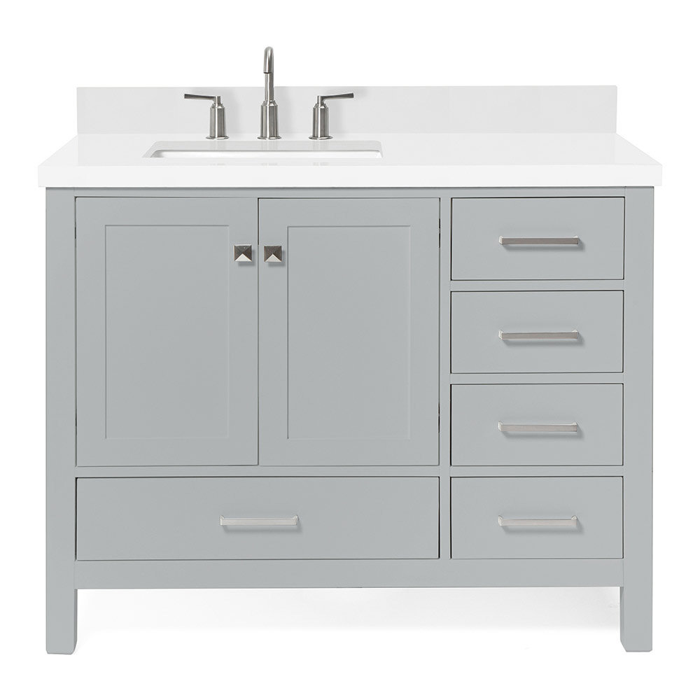 Grevera 43" Single Bathroom Vanity Set Hokku Designs Base 