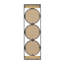 Ensemble de 3 miroirs muraux en fer Cole and Grey