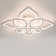 Smart WIFI LED ceiling light dimmable with remote control music Alexa Google 80W