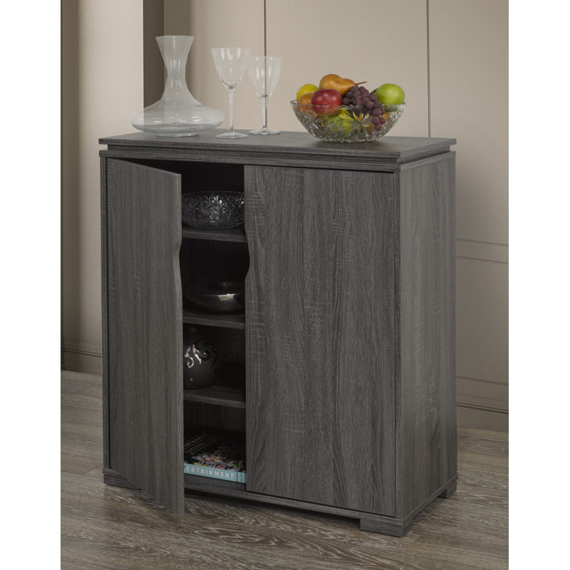 Armoire à chaussures Brassexinc, gris