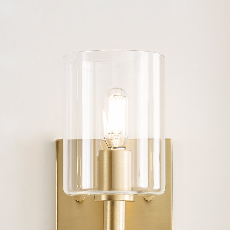 Fullton 1 - Light Bath Sconce, Satin Brass
