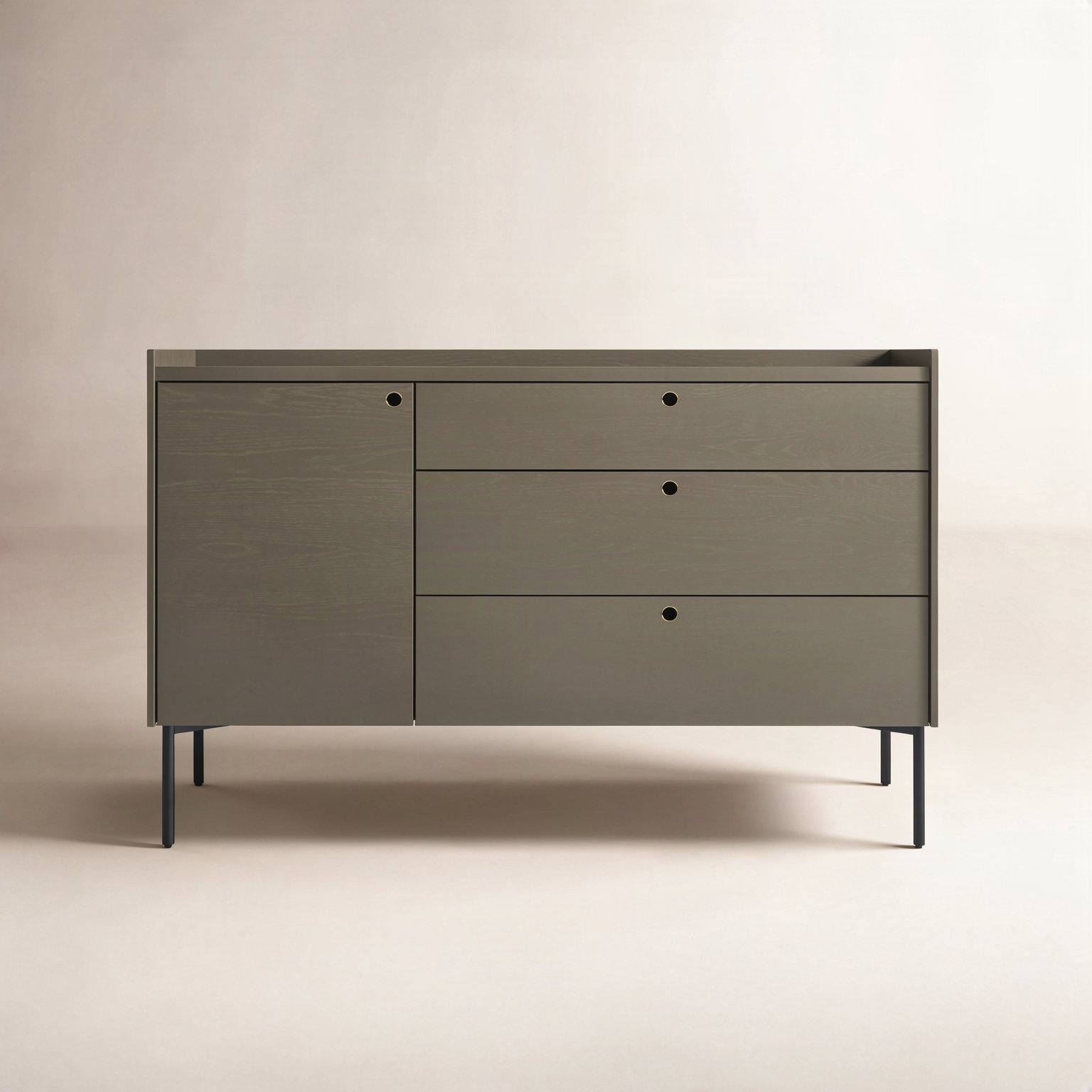 Peek Credenza, Dark Olive