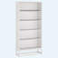 Bibliothèque blanche 70,87 "à 5 niveaux, bibliothèque-454233757