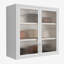 Armoire de rangement murale de style rétro
