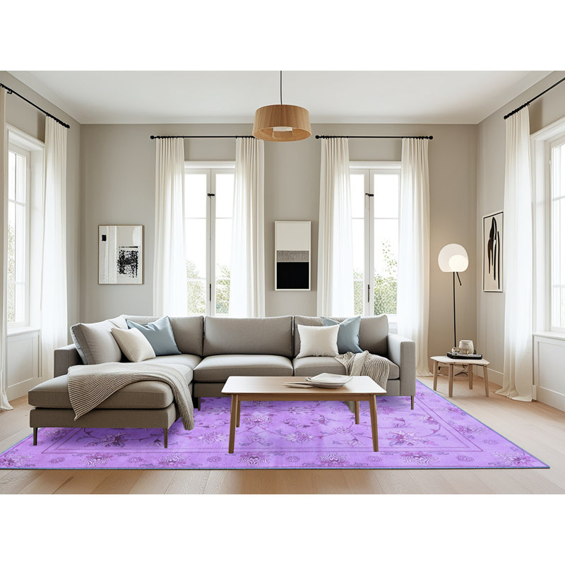 Tapis oriental tissé à la machine Ilhaan, Rectangle 8 pi x 12 pi
