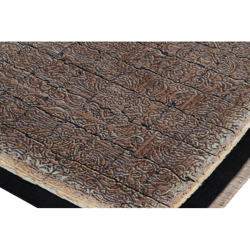 Rug & Kilim’S Modern Classics Rug In Brown With Geometric Patterns