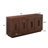 63" Sideboard Buffet With 4 Square Doors, Retro Storage Cabinets With Adjustable Shelves For Kitchen, Dinning Room-1270679923