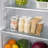 Clear PET Plastic Refrigerator Organizer Bin, Stackable Storage Container for Fridge, Pantry, Kitchen