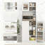 Armoire avec tablettes réglables