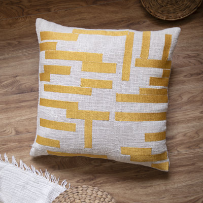 Embroidered Throw Pillow