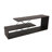 Modern Industrial TV Stand with Multiple Shelves, Dark Brown, 47.2 x 15.7 x 15.7 inches | 100% Melamine Coated Particle Board, Thickness: 0.7 inches | Stylish & Functional Design for Living Room & Entertainment Spaces-967775588