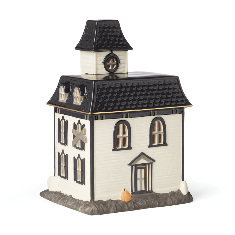  Vintage Halloween Light-Up House Figurine