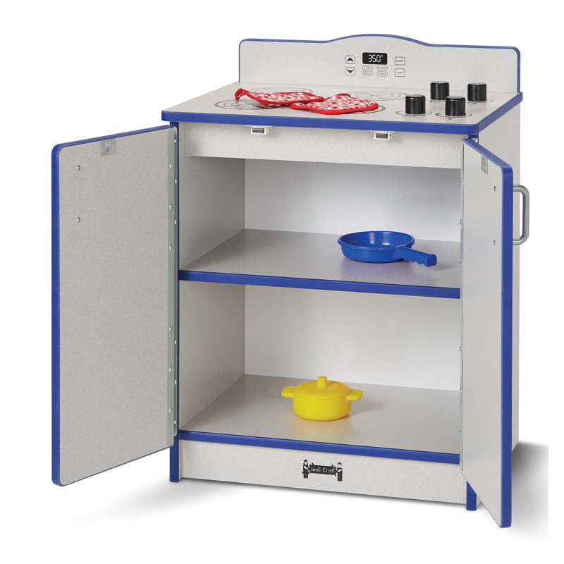 Rainbow Accents Culinary Creations Kitchen Stove, Gray/Blue