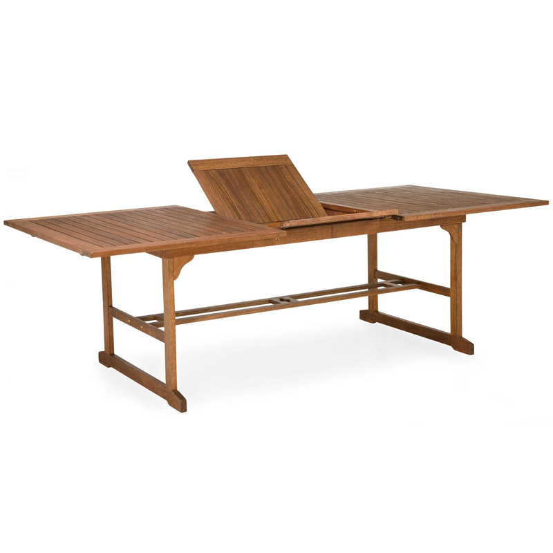 Table de salle à manger en bois à rallonge