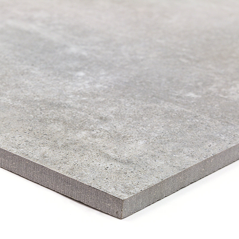 Carreau de mur et de plancher en porcelaine 24 po x 24 po Bond Tile Fontana (15,49 pieds carrés / boîte), Grège