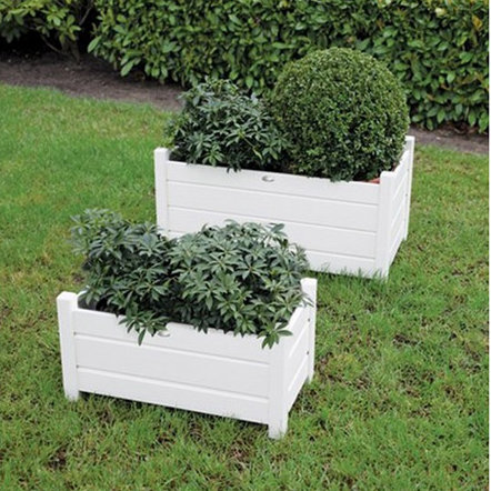 Rectangle Planter Fsc 100%, White